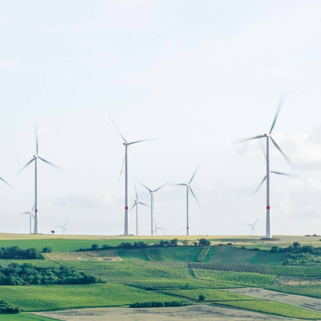 IoT environmental solutions include these wind turbines for renewable energy